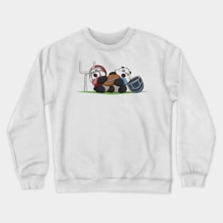 Football Pandas Crewneck Sweatshirt